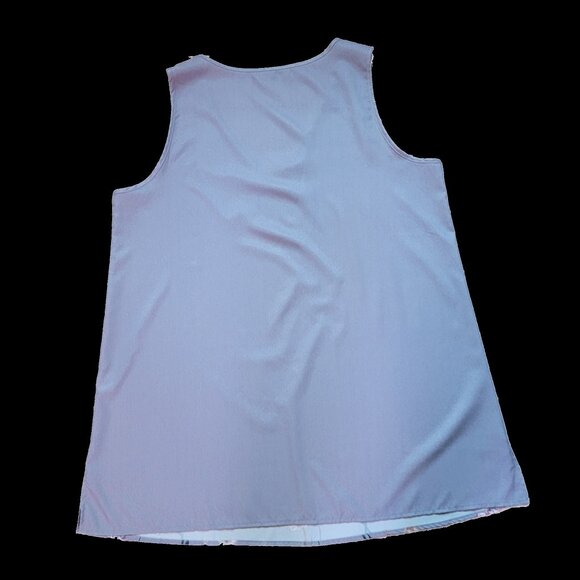 Gray Floral Sleeveless Tunic (Sz XXL) - Picture 3 of 3